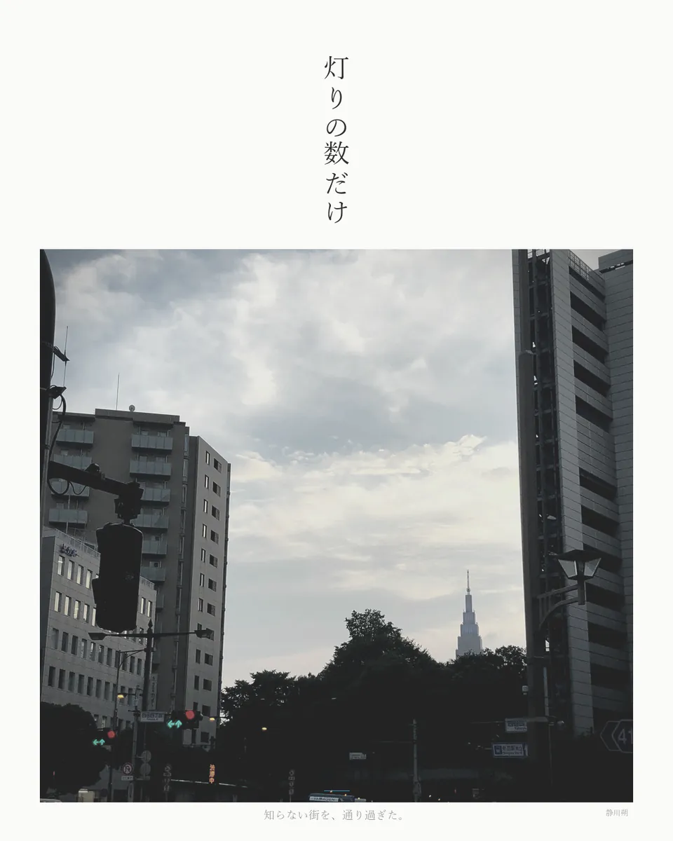灯りの数だけ